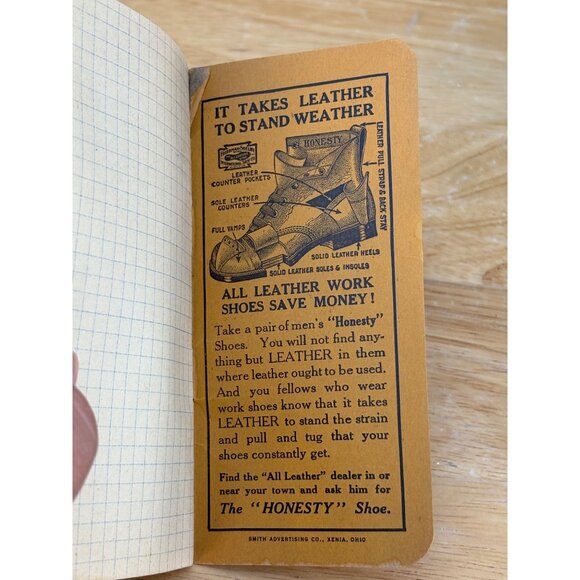 1940's Red Goose Shoe Friedman Shelby Shoes Advertising Notebook Ephemera - Picture 4 of 5